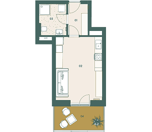 Delta - floorplan