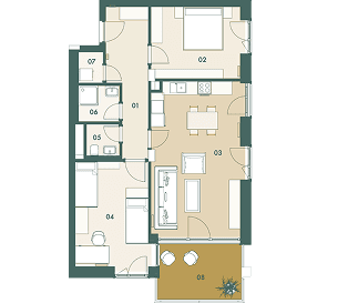 Delta - floorplan